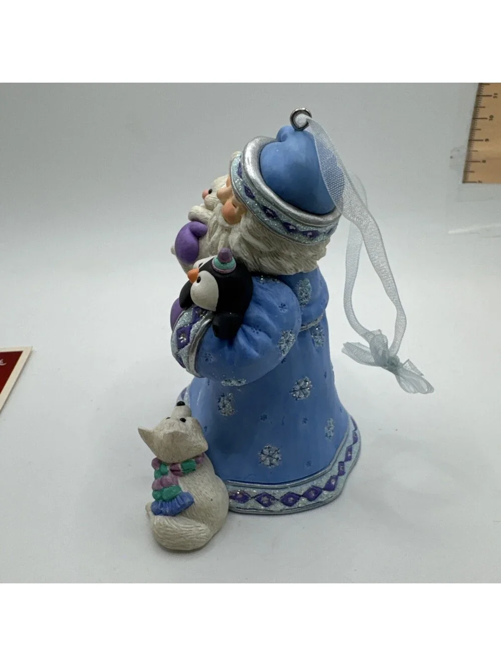2002 Hallmark Keepsake Santa Woodland Friends Ornament With Box